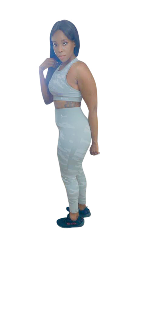 VIBRANT CAMOU LEGGINGS GREY