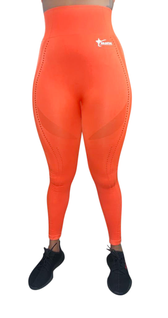 Cheeky Mesh Leggings Orange – Boldstar Activewear
