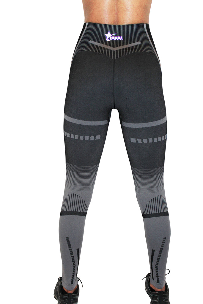 power Seamless Leggings Black & Grey – Boldstar Activewear